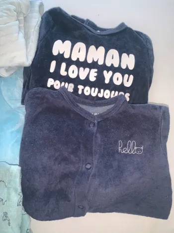 Lot de pyjamas velours