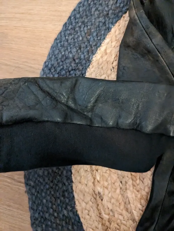 Veste en cuir d agneau i.code - photo numéro 3