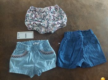 Lot short 6 mois