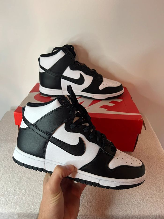 Nike Dunk High Retro Homme - Taille 44 Noir/Blanc