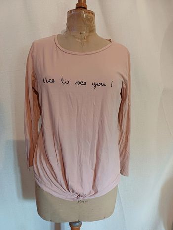 Blouse manches longues de grossesse kiabi femme taille 40