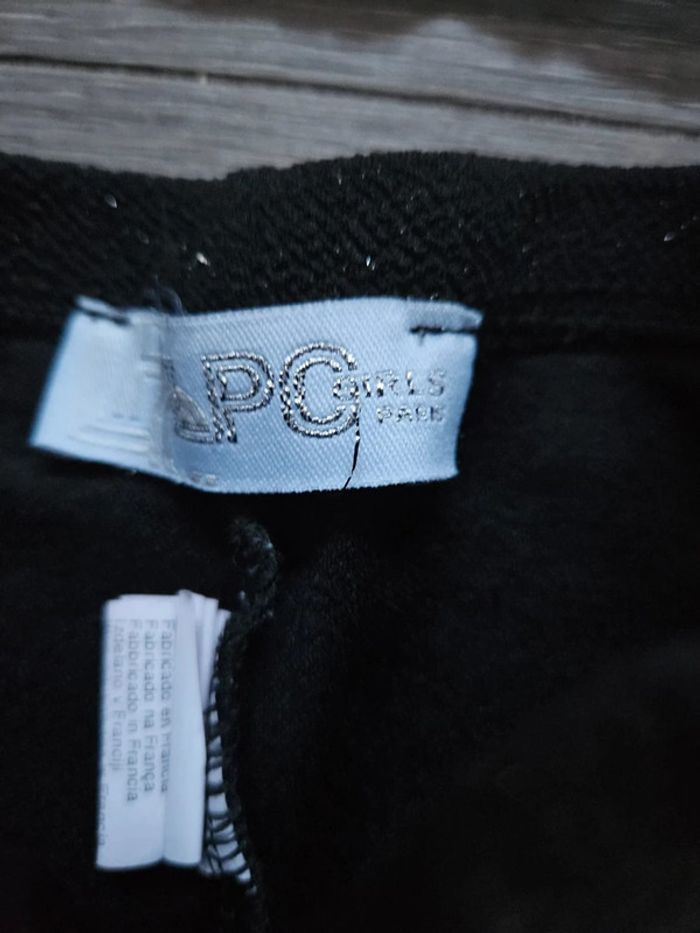 Ensemble tee-shirt côtelé et legging pailleté taille 3 ans - photo numéro 3