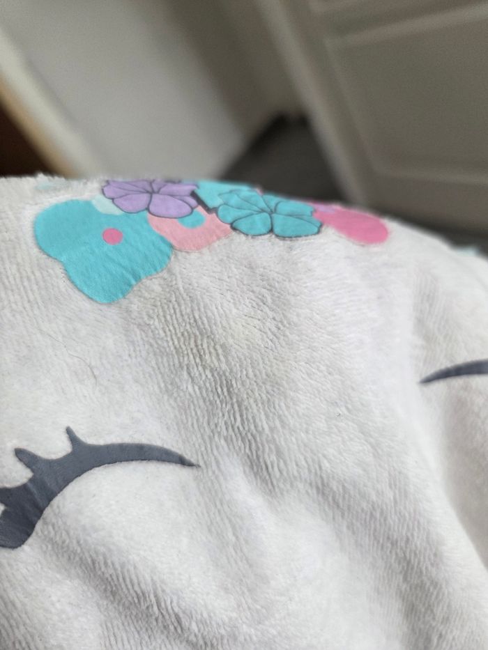 Pyjama velours licorne - photo numéro 3