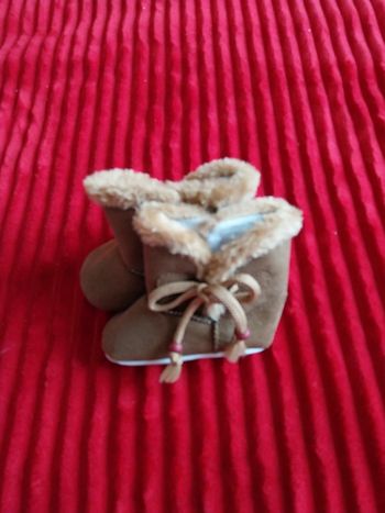 Bottines fourré marron