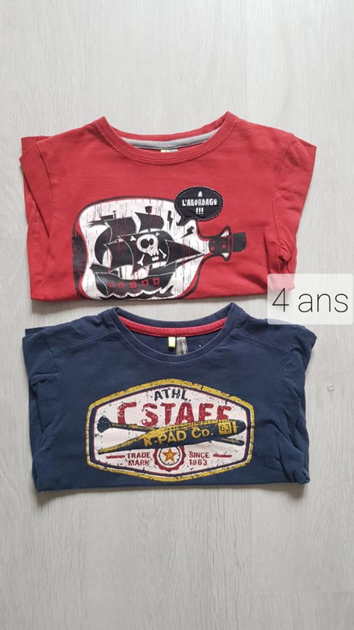 Lot 2 hauts manches longues