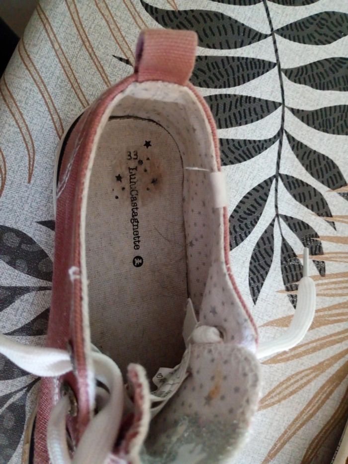 Basket style converse motif étoiles 33 Lulu Castagnette - photo numéro 8