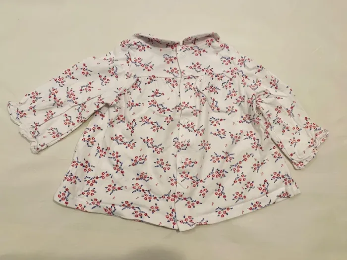 T-shirt manches longues fille 6 mois Cyrillus - photo numéro 2