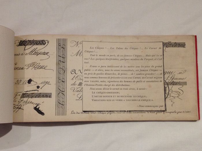 Caran D'ache Carnet de chèques 1892 - photo numéro 2