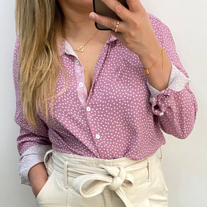 Chemise a pois
