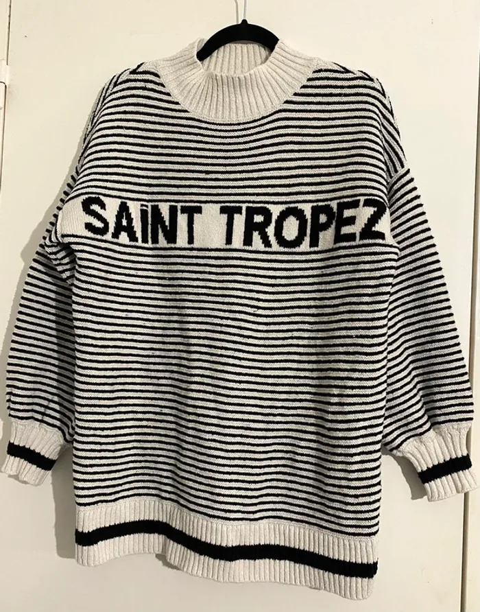 Pull Long Rayé Mango