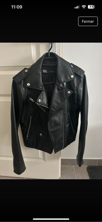Veste similicuir Zara