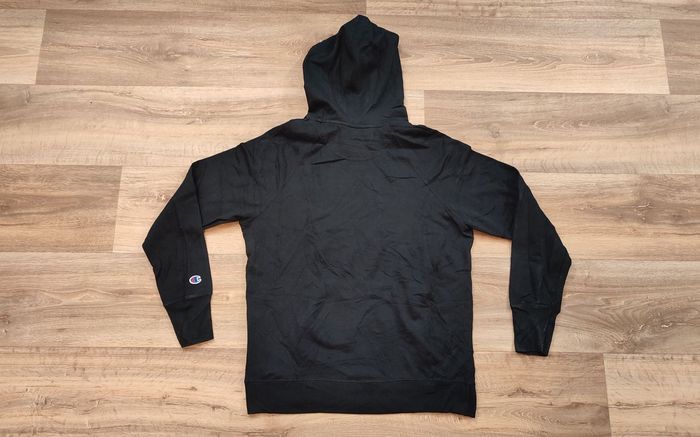Vêtement Homme Sweatshirts Sweats pull à capuche noir Champion Authentic taille M #Retrostreet - photo numéro 3