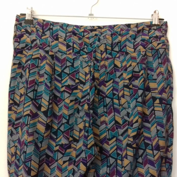 Pantalon fluide multicolors - Bershka - T.L - Neuf - photo numéro 6