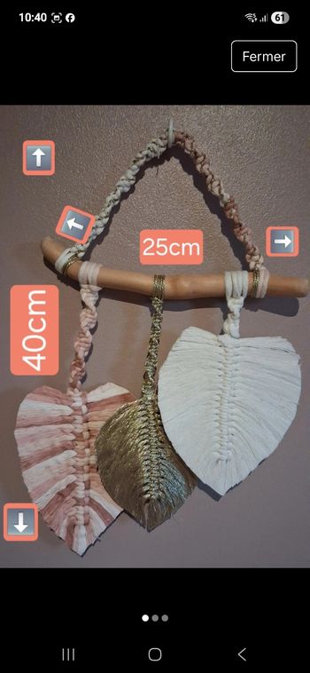 Décoration macramé 