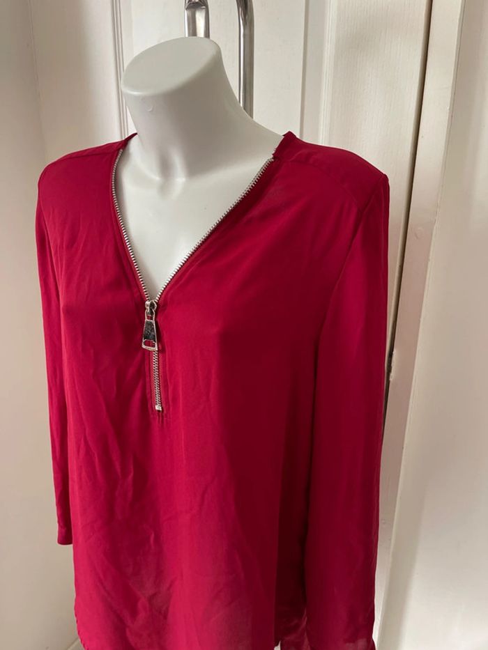 Blouse bordeaux - photo numéro 6