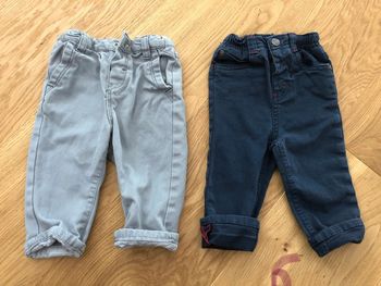 Lot 2 pantalons 6 mois