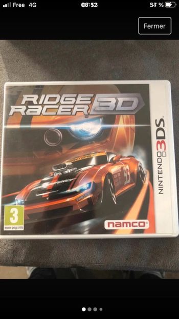Nintendo jeu risge racer 3ds