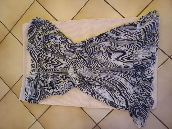 Robe d’été légère noire & blanche MIA Collection – Taille M - photo numéro 4