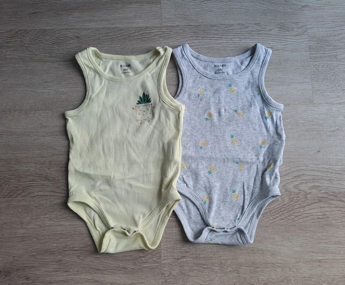 Lot 2 body garçon 6 mois