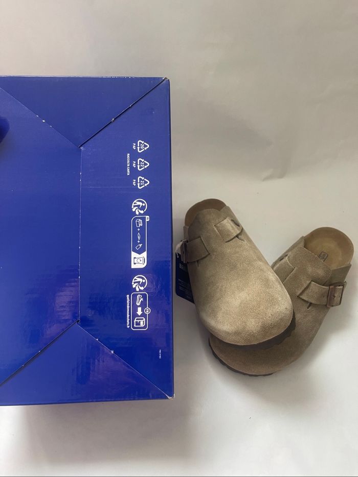 Birkenstock Boston Taupe Taille 38 - photo numéro 9