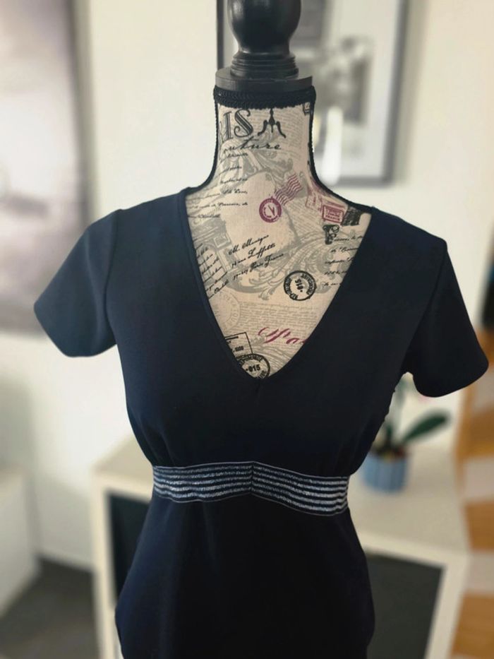 Magnifique robe 👗 bleue marine Morgan - photo numéro 2