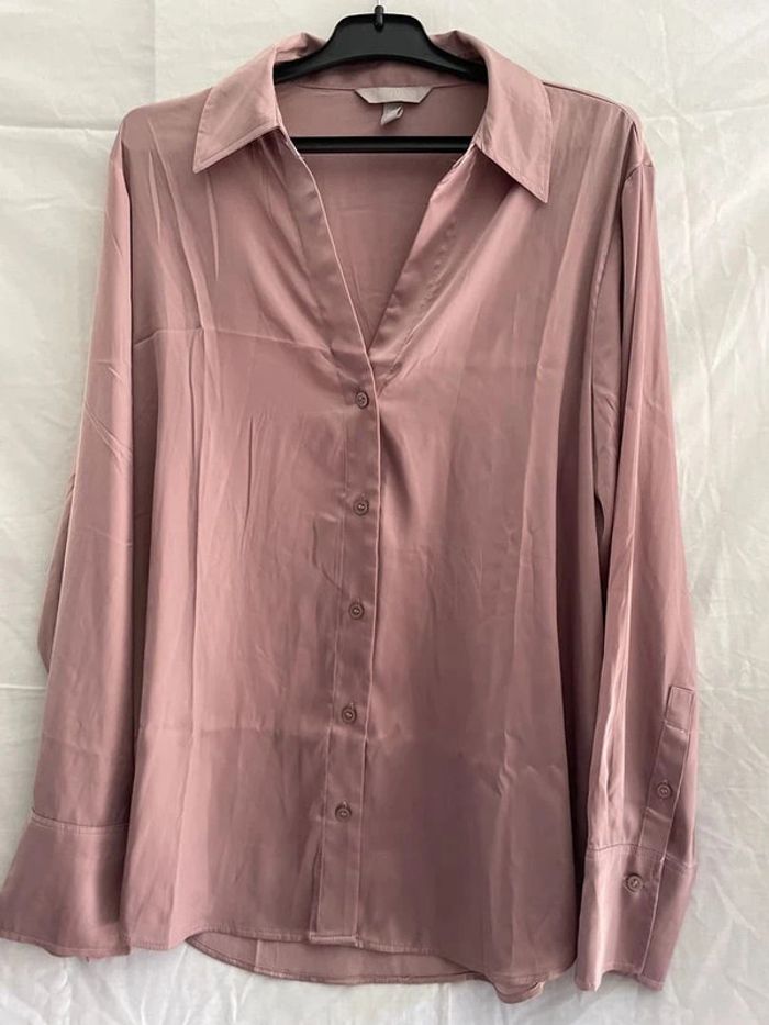 chemise H&m rose taille M