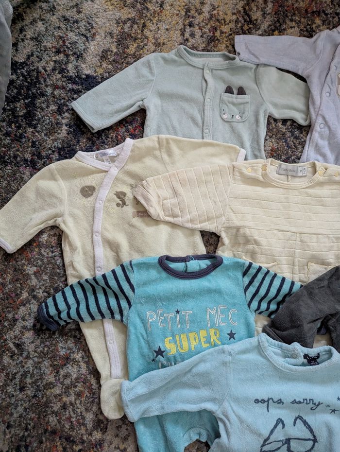 Pyjamas cotons 1 mois - photo numéro 2