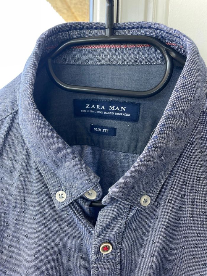 Chemise Slim Fit Homme Zara L - photo numéro 4