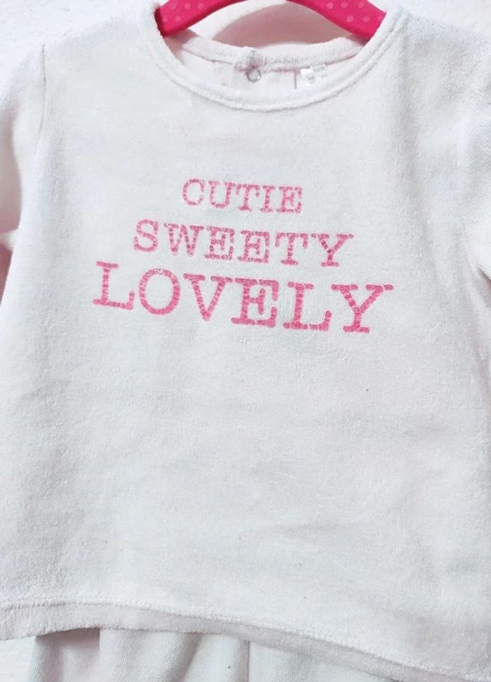 Pyjama 2 pièces bébé fille Orchestra taille 12 mois - photo numéro 3