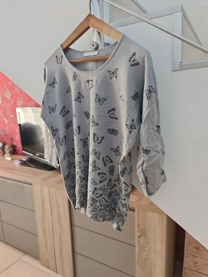 Pull manches ¾ Armand Thiery taille 2 - photo numéro 3