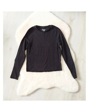 Tee-shirt à manches longues en coton côtelé Primark Cares 12-13 ans