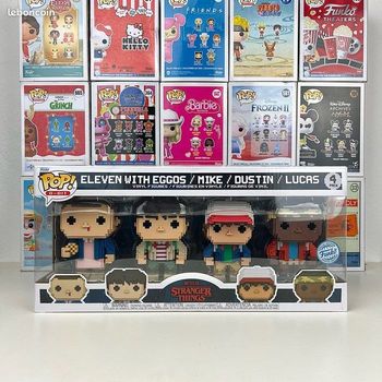Funko Pop Stranger Things 8-Bit 4 Pack – Eleven, Mike, Dustin, Lucas