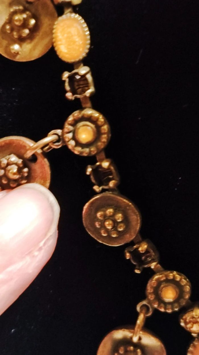 Parure collier bracelet vintage - photo numéro 4