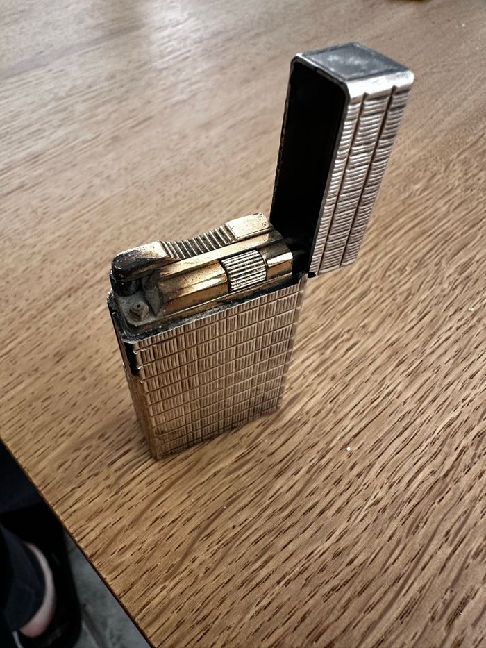 Briquet ancien  St Dupont argent - photo numéro 2