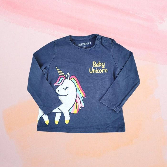 T-shirt licorne InExtenso 24 mois