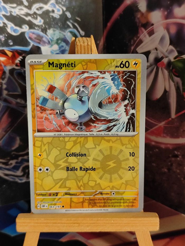 Magnéti reverse 63/197 flammes obsidiennes