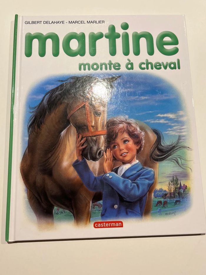 Martine monte à cheval