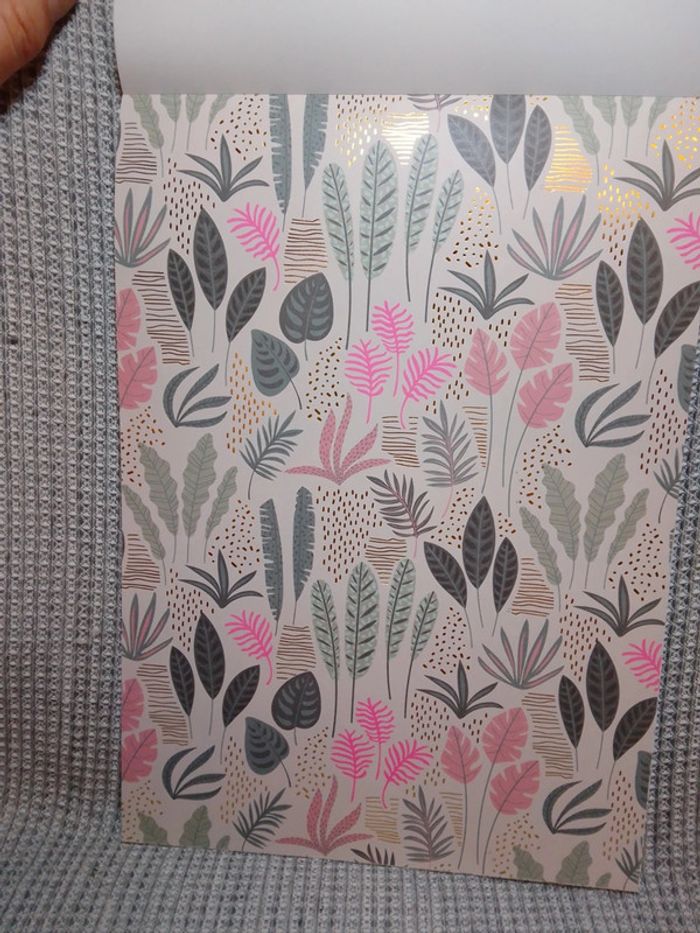 Bloc de papier création design "Botanic"/ Scrapbooking - photo numéro 7