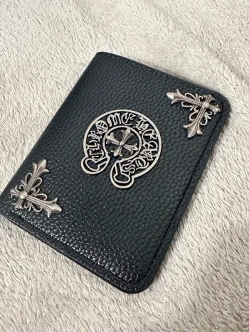 Porte cartes chrome hearts noir