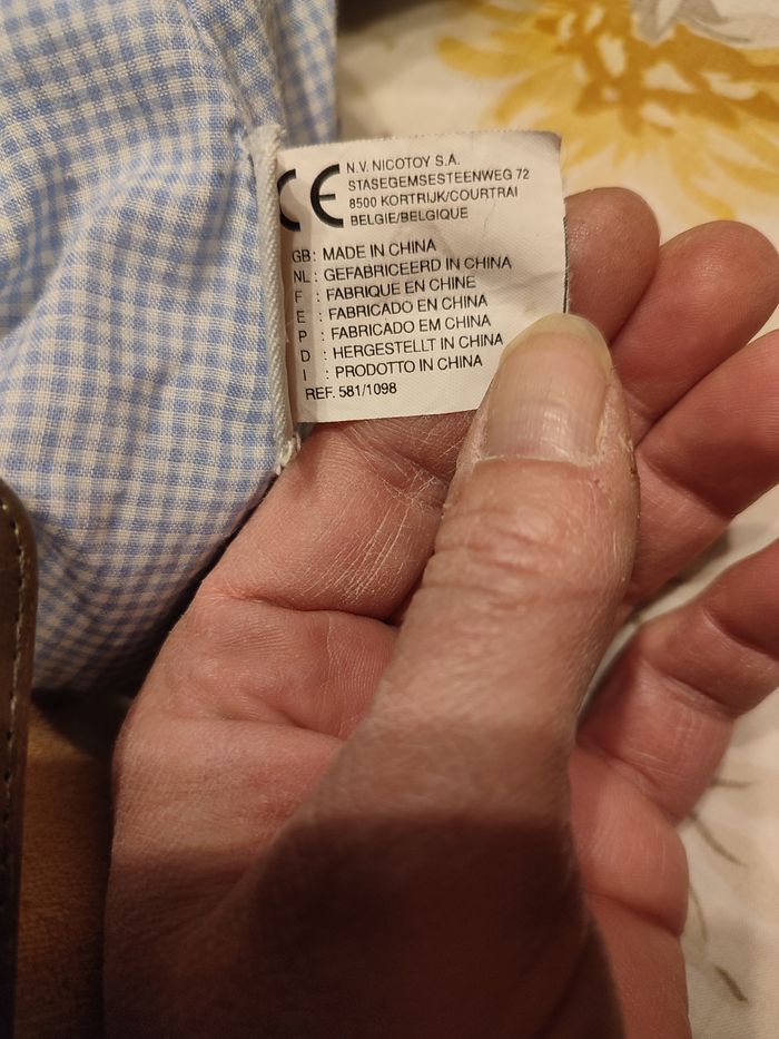 Ours doudou vichy - photo numéro 5