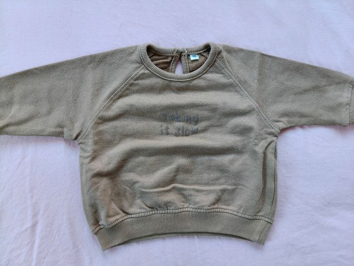 Pull chaud garçon Zeeman beige 56 cm