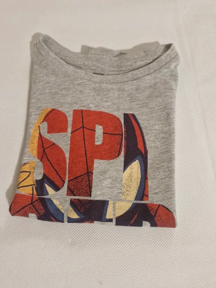 T-shirt manches courtes 3-4 ans Marvel Spiderman - photo numéro 4