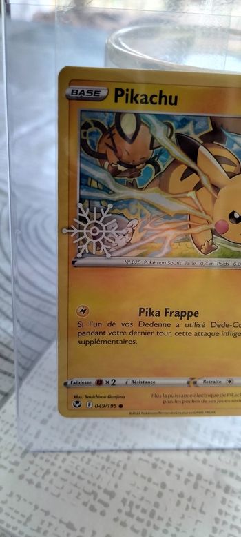 Carte pokémon Pikachu