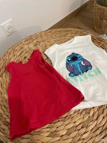 2 débardeurs 18 mois