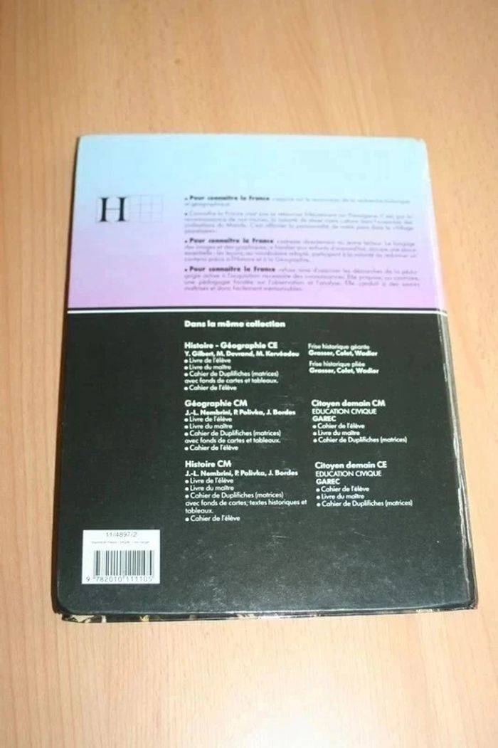 Pour connaître la France Histoire niveau CM de chez Hachette - photo numéro 2