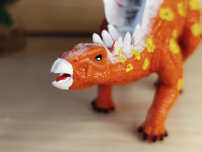 Figurine dinosaure orange Animal préhistorique - photo numéro 2