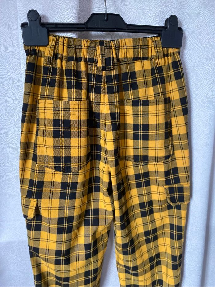 Pantalon écossais tartan ocre jaune 34 Jennyfer don't call me - photo numéro 9