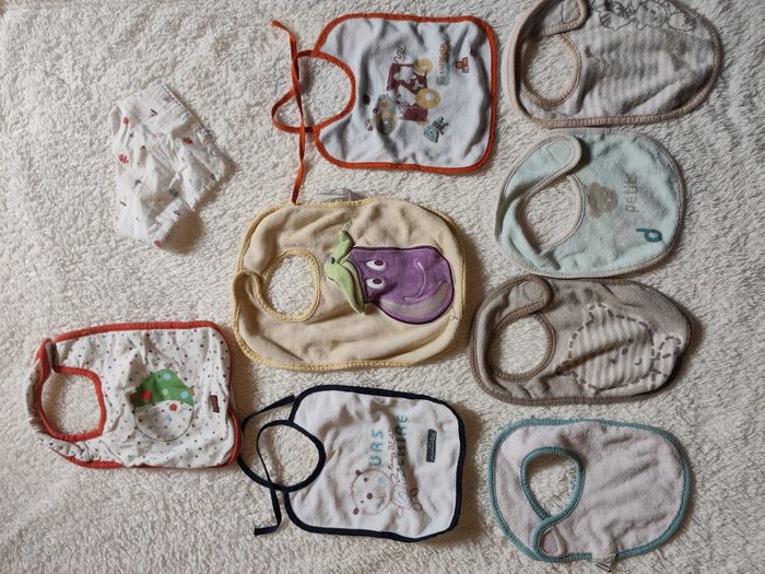 🍼 9 Bavoirs bébé