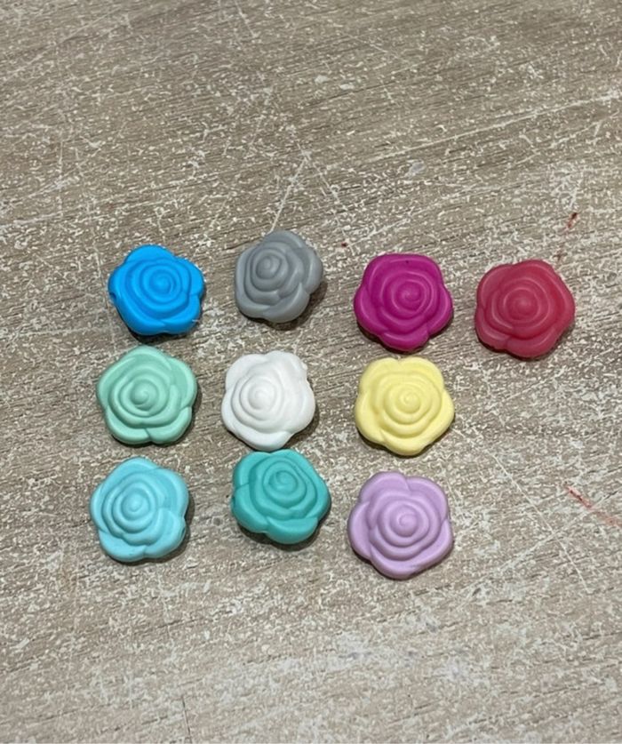 Perle silicone rose