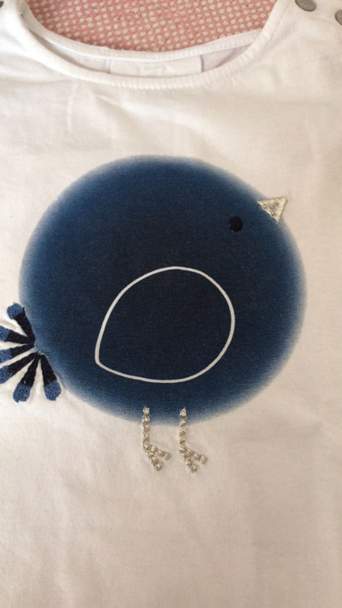 TEE shirt neuf fille obaibi - photo numéro 3